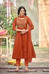Noor By Ossm Mal Chanderi Embroidery Wholesale Kurti With Bottom Dupatta In India